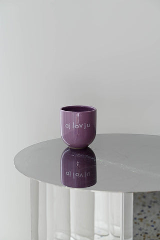 Kaffeebecher Keramik, Ajlovju lila