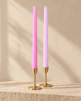 Spitzkerze Lackiert, H/D 290/22mm, Candy pink