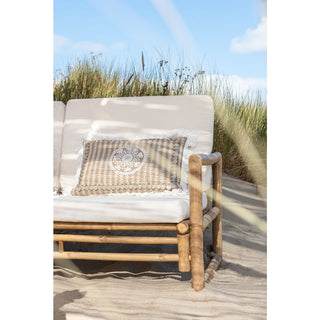 J-Line Rattan Lounge Sitz Braun – Elegantes Design-Sitzmöbel aus Rattan für stilvolles Wohnen