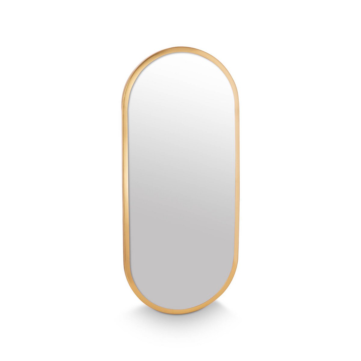 Mirror Oval Gold 20x50cm