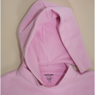 Hybrid Hoodie mit abnehmbarer Kapuze – Oversized Sweatshirt mit Statement Print | GOOD GIRL BAD HABITS