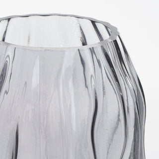 Vase -Feline  H32 x Ø16 cm - Glas - Dunkelbraun