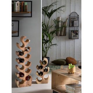 Weinregal Holz für 12 Flaschen