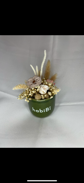 Kaffeebecher Keramik „Habibi“ dunkelgrün