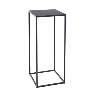 Quinty Beistelltisch – 3er-Set – L30 x B30 x H70 cm – Metall – Schwarz