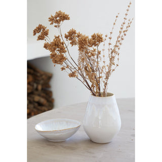 BRISA Ovale Vase 15 cm Ria Blue – Steingutvase von Costa Nova Set  2