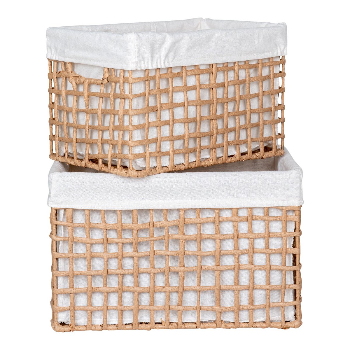 Bustelo Basket - Basket, paper, natural, set of 2