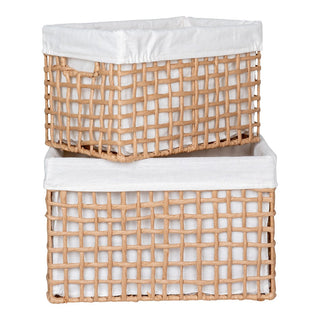Korb "Bustelo" natural, 2er Set