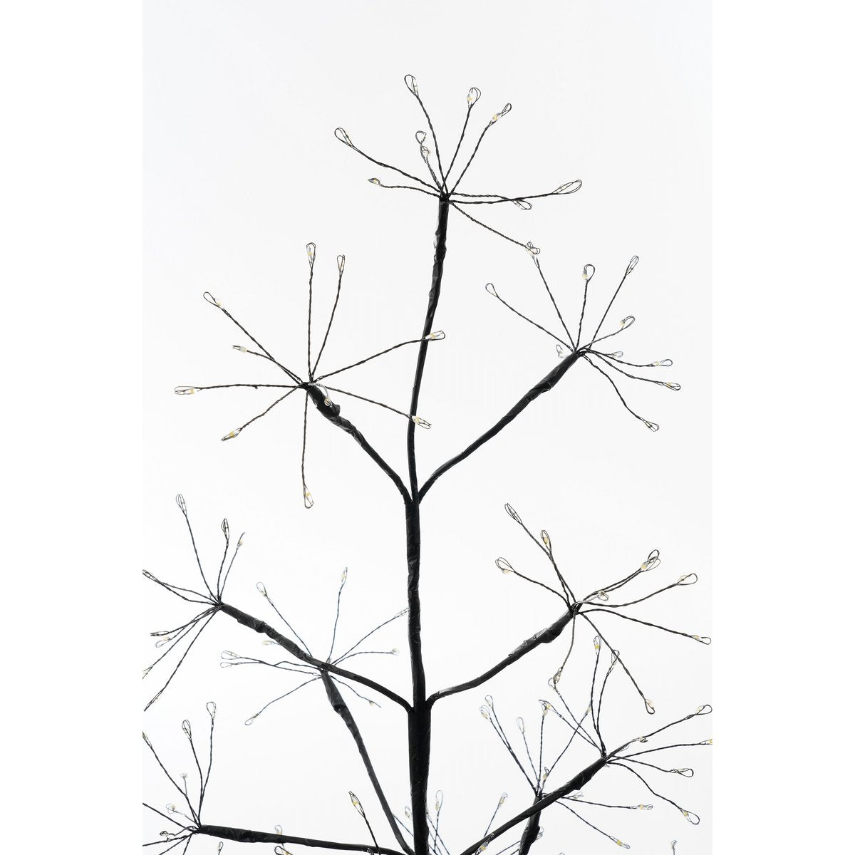 Lichterbaum für den Außenbereich – H150 x Ø70 cm – Metall – Schwarz