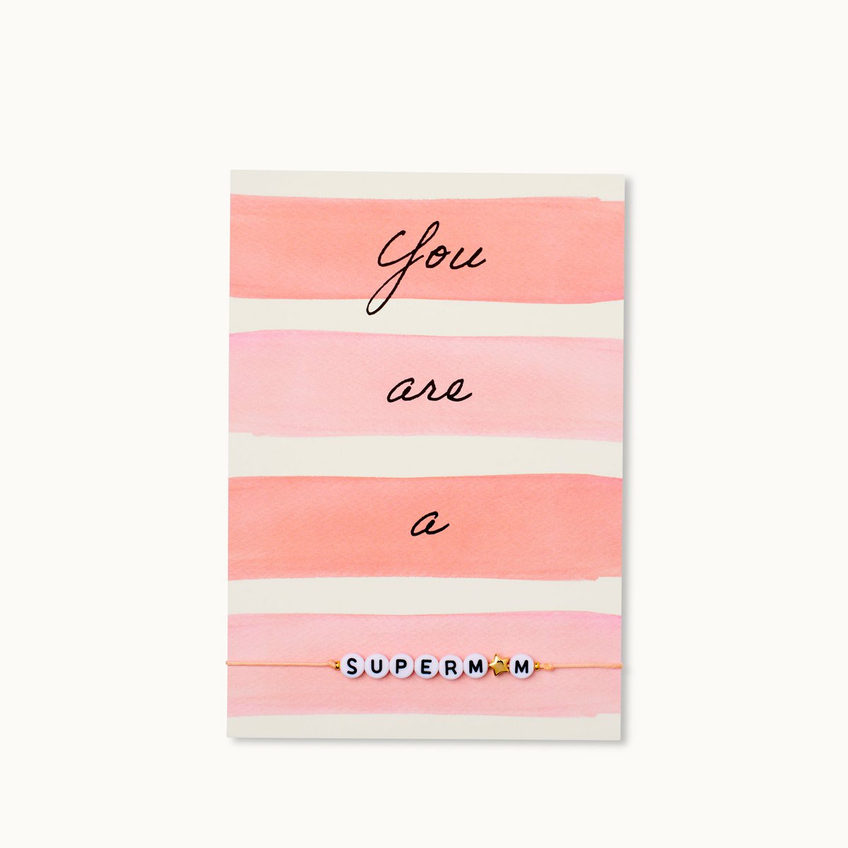 Armband-Karte: You are a Superm♡m