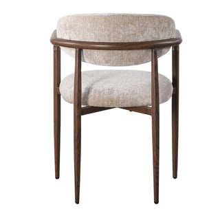 Pole to Pole Sake Chair Beige – Japandi Esszimmerstuhl mit Armlehne(2er-Set)