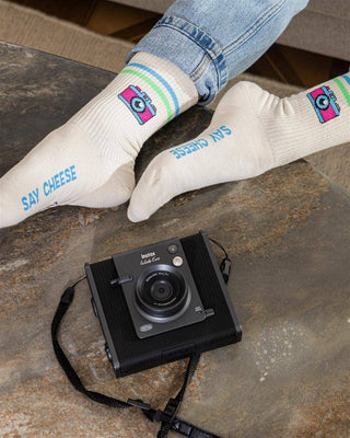 Retro Socken Kollektion – Lustige Baumwollsocken mit Kamera