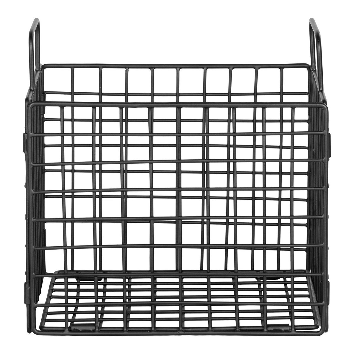 Mora Wire Basket - Drahtkorb, Eisen, schwarz, 25x20x25 cm