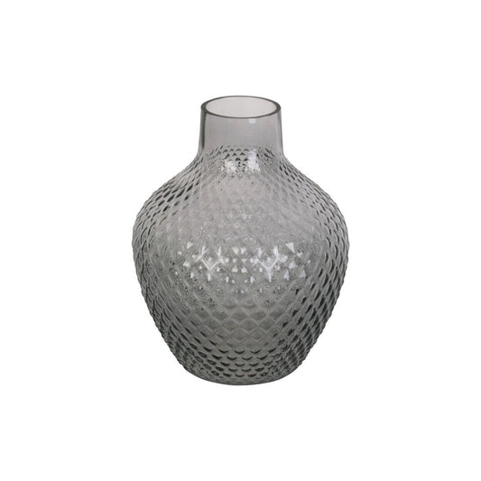 VASE GRAU BAUCHIG