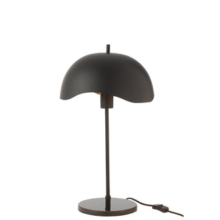 Nachtlampe aus Metall in Schwarz – Mystische Design-Tischlampe von J-Line (56 cm)