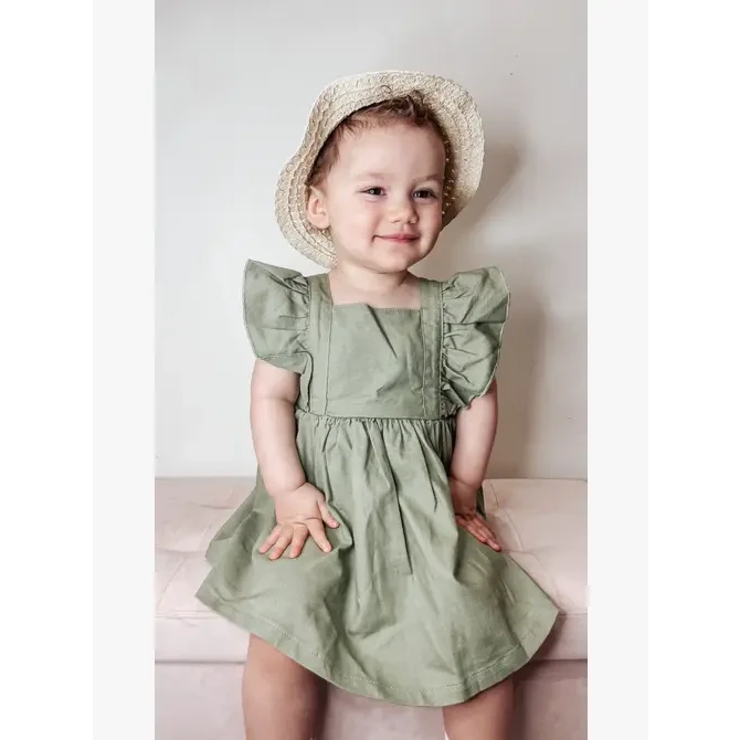 Annie & Charles® dress made of organic cotton with full placket