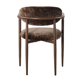 Pole to Pole Sake Chair Braun – Japandi Esszimmerstuhl mit Armlehne (2er-Set)