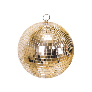 Weihnachtsdekoration - Weihnachtshänger - Discokugel - Schaumstoff - Gold - 25x25x25cm