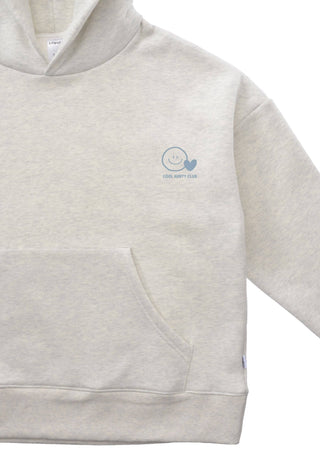 Erwachsenen Hoodie grau Cool Aunty Club hellblau