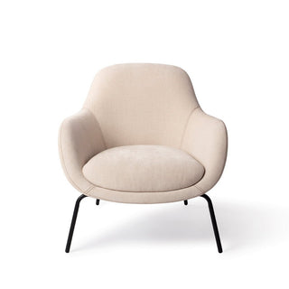 Jesper Home Loungesessel aus Stoff – moderner Design Sessel in Grau, Beige & Flieder
