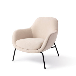 Jesper Home Loungesessel aus Stoff – moderner Design Sessel in Grau, Beige & Flieder