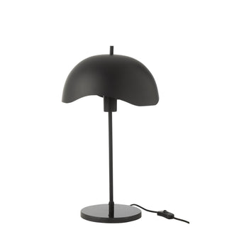Nachtlampe aus Metall in Schwarz – Mystische Design-Tischlampe von J-Line (56 cm)