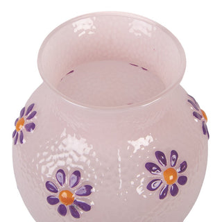 Vase Ø 13x16 cm Rosa Glas Rich-Text-Editor Beschreibung