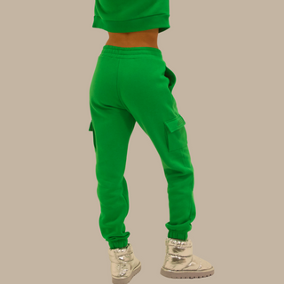 GOOD GIRL BAD HABITS Jogging Cargo-Hose – Lässig, Gerade Passform & Statement Print