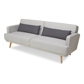 3-Sitzer Sofa Webstoff Grau