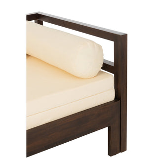 J-Line Luxus Sitzmöbel Braun – Elegantes Design aus Holz für Wohnzimmer & Lounge