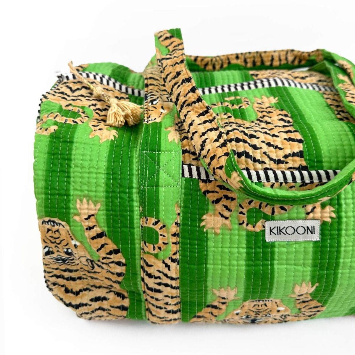 handgemachte Baumwolltasche "Poppy Tiger Ivy"