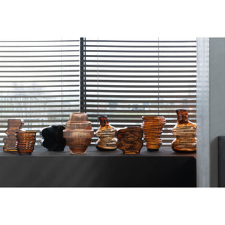 J-Line Flaschenvase Braun 27 cm – Glasvase Klein