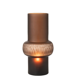 Hohe Glasvase Braun 41 cm – Elegante Blumenvase von J-Line