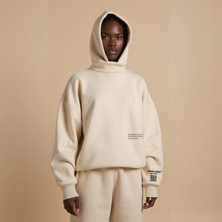 Hybrid Hoodie mit abnehmbarer Kapuze – Oversized Sweatshirt mit Statement Print | GOOD GIRL BAD HABITS