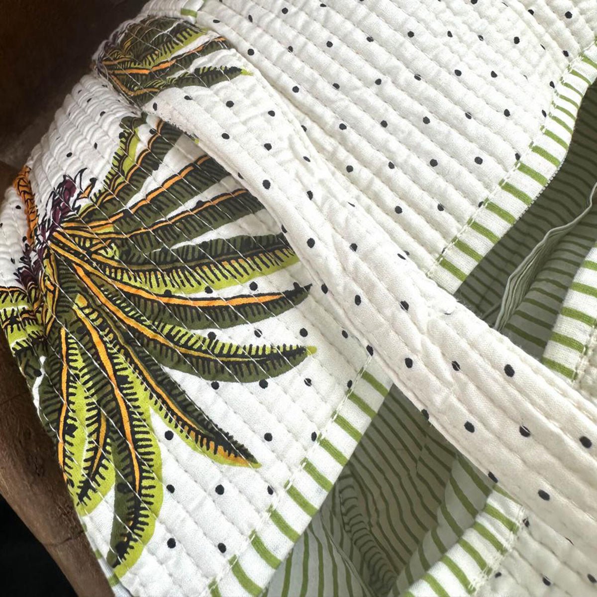 handgemachte Baumwolltasche "Palms"