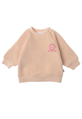 2tlg. Set mit Sweatshirt und Leggings "Let Love Bloom"