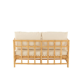J-Line Rattan Lounge Sitz Braun – Stilvolles Design-Sitzmöbel aus Rattan für modernes Wohnen