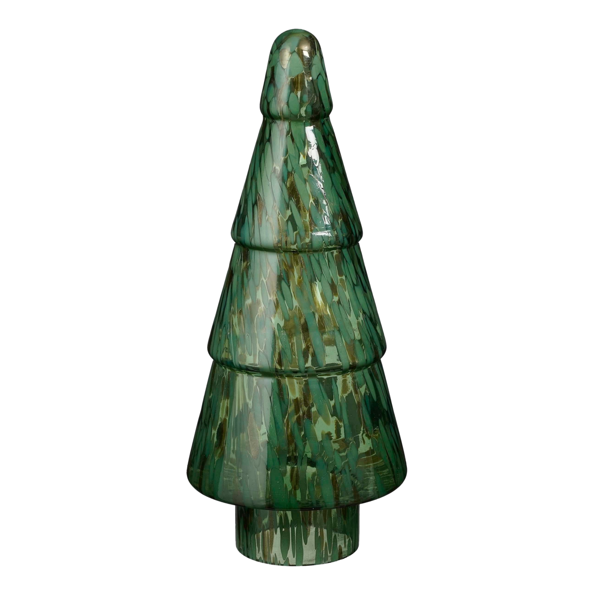 Christmas decoration Tree - H42 x Ø16 cm - Glass - Green