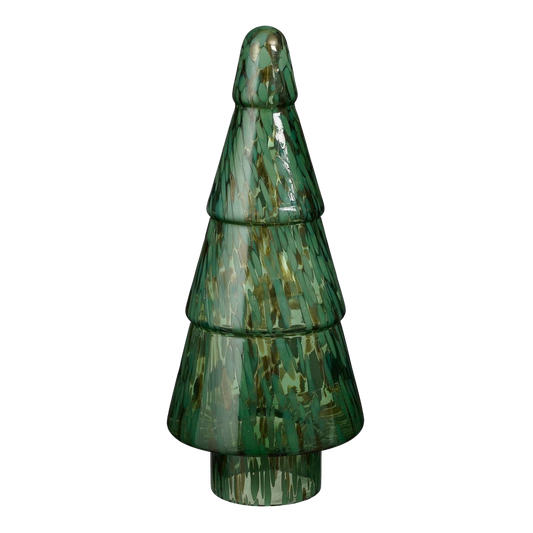 Christmas decoration Tree - H42 x Ø16 cm - Glass - Green