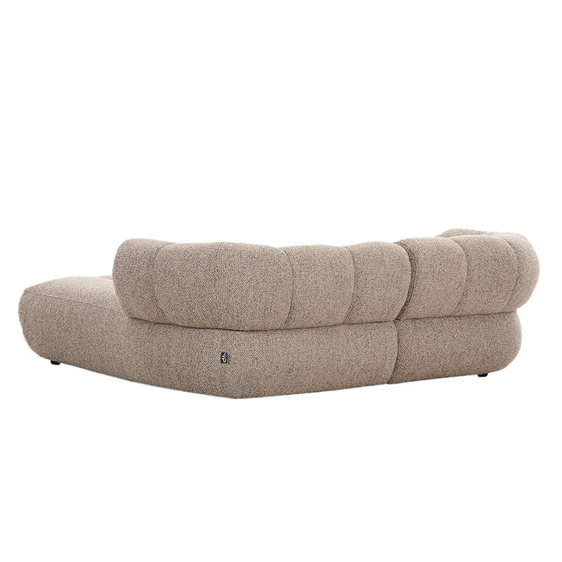 Sofa New York 2,5-Sitzer (rechte Lounge) Sand Boucle