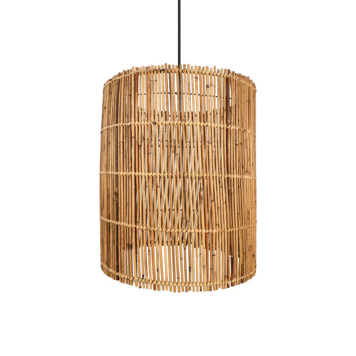 Pendelleuchte - ø50 cm - Rattan - Natur