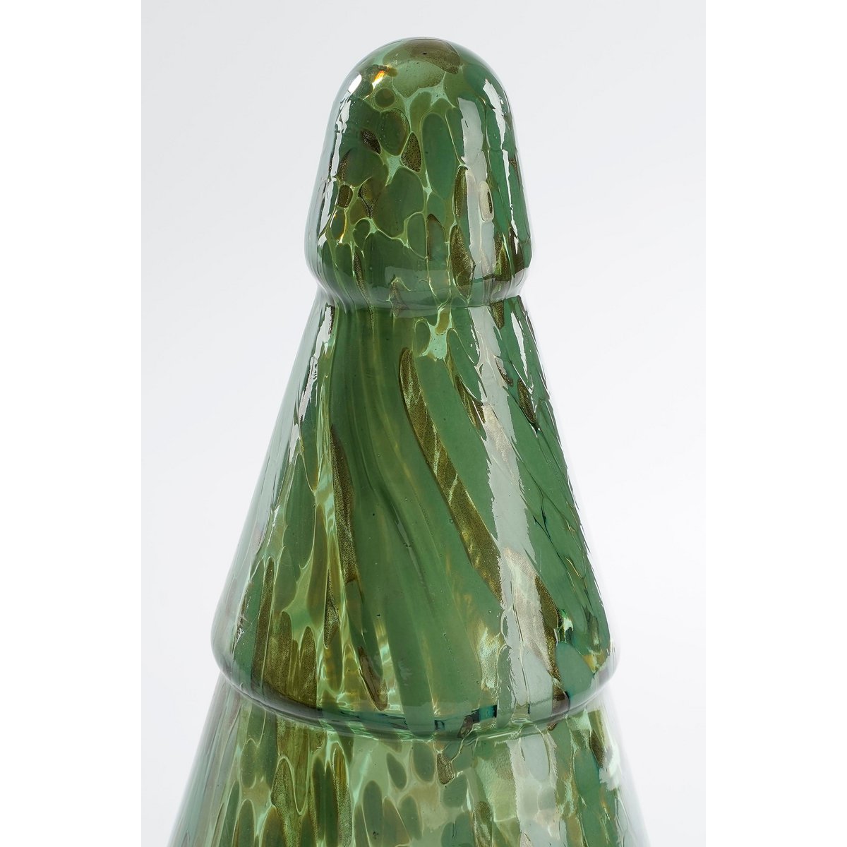 Christmas decoration Tree - H42 x Ø16 cm - Glass - Green