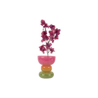 Glasvase „Funky Vibes“ Mehrfarbig – Moderne Statement Vase aus Glas