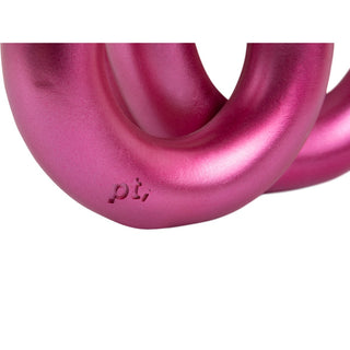 Rings Kerzenhalter Rosa – Moderner Design-Kerzenständer mit Ringform im Metallic Look