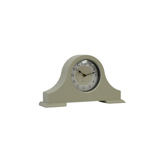 Housevitamin Manteluhr im modernen Retro-Design – 36 cm Sand - 36x8,5x20 cm