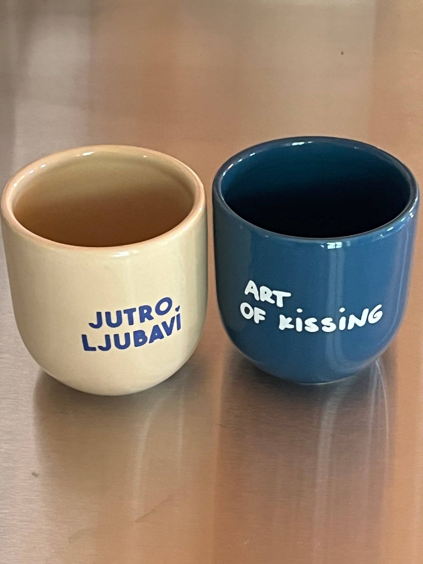 Kaffeebecher Keramik „Art of Kissing“