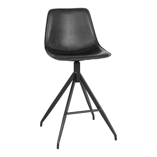 Monaco Counter Chair – Schwarz – 2er-Set