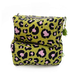 Kosmetiktasche "Oh Leo Cosmic Green"