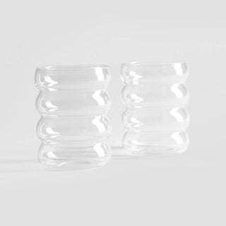 Gläser-Set | BUBBLY | transparent, 2 Stück | 0,36 l