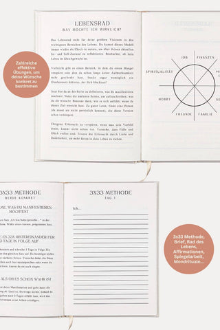 THE LIFE BARN Manifestation Journal deutsch
